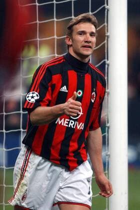 Andrej Schewtschenko (Milan) - Thumbs up Fußball EC 1 Herren Champions League 2003 2004, AC Mailand, Viertelfinale, Vdig Einzelbild Mailand