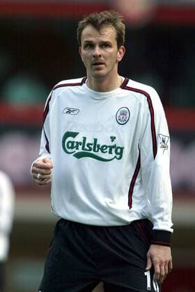 Dietmar Hamann (Liverpool) Fußball Herren English Premier League 2003 2004, 1. Englische Liga, London - FC Liverpool 4:2 Einzelbild London