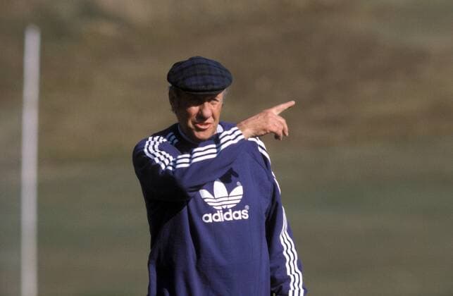 Bundestrainer Helmut Schön (BR Deutschland) Fußball WM Herren Weltmeisterschaft 1978, Nationalmannschaft, Nationalteam, Training, Nationalmannschaftstraining Einzelbild Ascochinga