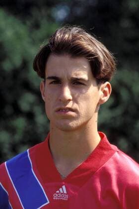 Mehmet Scholl (FC Bayern München) Fußball 1. BL Herren DEUTSCHSPRACHIGE SPORTZEITSCHRIFTEN UND -ZEITUNGEN NUR NACH RÜCKSPRACHE, Saison 1992 1993 Porträt München