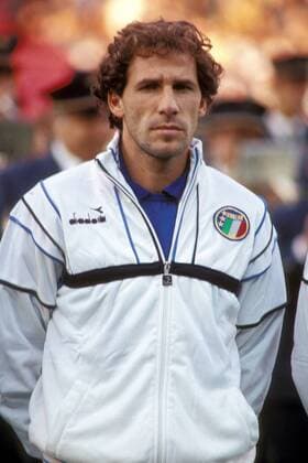 Franco Baresi (Italien) Fußball Länderspiel Herren Europameisterschaftsqualifikation 1987, Länderspiel, Qualifikation, Nationalmannschaft, Nationalteam Porträt Neapel