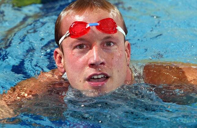 Lars Conrad (Deutschland) Schwimmen LM Herren Deutsche Meisterschaft 2004, Landesmeisterschaft, DM, Schwimmsport Einzelbild Berlin