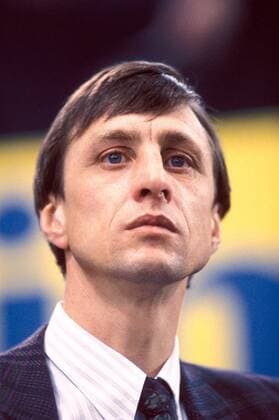 Trainer Johan Cruijff (FC Barcelona) Fußball Herren Primera Division 1991 1992, 1. Spanische Liga, CF Barcelona, Barca Porträt Aufnahmedatum geschätzt Barcelona, Cruyff