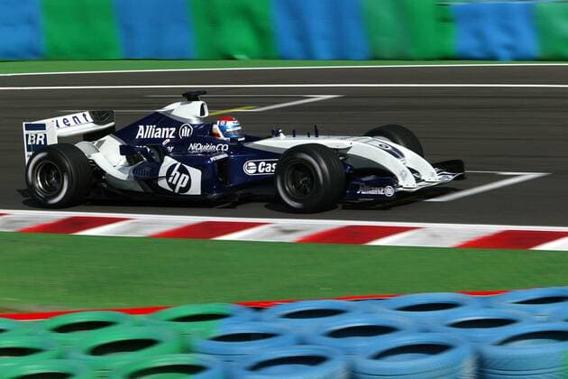 Marc Gene (Spanien BMW Williams) in seinem Boliden Motorsport Grand Prix Herren Großer Preis von Frankreich 2004, Formel 1 Weltmeisterschaft, F1, F, GP, WM, Freies Training Einzelbild Circuit de Nevers Magny Cours