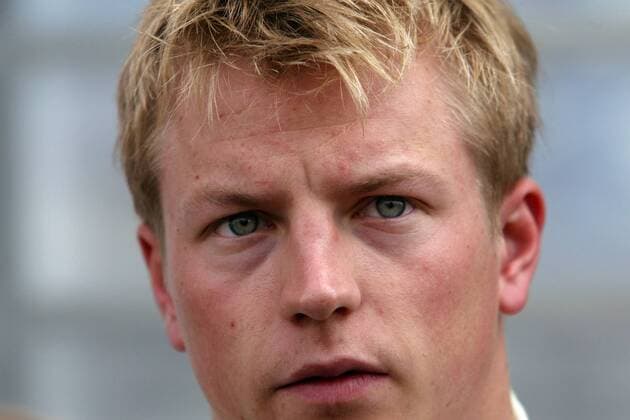Kimi Räikkönen (Finnland McLaren-Mercedes) Motorsport Grand Prix Herren Großer Preis von England 2004, Formel 1 Weltmeisterschaft, F1, F, GP, WM, freies Training, Porträt Silverstone