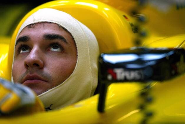 Timo Glock (Deutschland Jordan-Cosworth) im Cockpit seines Boliden Motorsport Grand Prix Herren Großer Preis von Japan 2004, Formel 1 Weltmeisterschaft, F1, F, GP, WM Porträt International Racing Course Suzuka