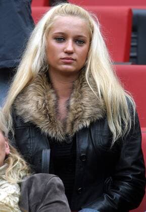 Monika, die Freundin von Lukas Podolski (Köln) Fußball 2. BL Herren Saison 2004 2005, 1. FC Köln Porträt Köln