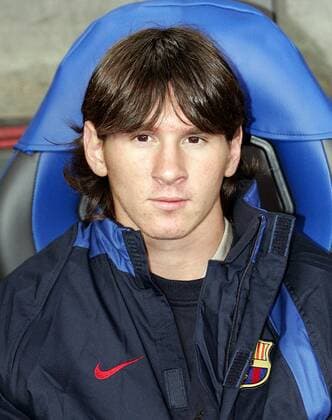 Lionel Messi (FC Barcelona) Fußball EC 1 Herren Champions League 2004 2005, FC Barcelona, Barca, Vdig Porträt Mailand