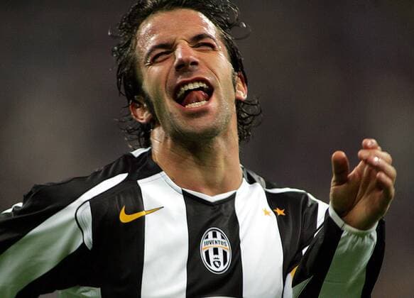 Alessandro Del Piero (Juventus) - Torjubel - PUBLISHING RIGHTS FOR GERMAN MEDIA ONLY Fußball EC 1 Herren Champions League 2004 2005, Juventus Turin, Juve Serie A, 1. Italienische Liga Einzelbild München Glück Freude, Begeisterung,