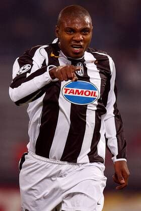 Marcelo Danubio Zalayeta (Juventus) - Torjubel Fußball EC 1 Herren Champions League 2004 2005, Juventus Turin, Juve, Vdig Einzelbild Turin Freude,