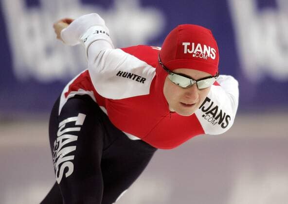 Martina Sablikova (Tschechien) Eisschnellauf Damen Weltcup 2004 2005, Welt-Cup, Worldcup, World, WC, Eisschnelllauf, Eisschnellaufen, Eisschnelllaufen Einzelbild Berlin