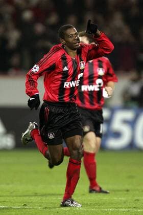 Juan (Leverkusen) - Torjubel Fußball EC 1 Herren Champions League 2004 2005, Bayer 04 Leverkusen Einzelbild Leverkusen Freude,