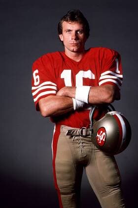 Quarterback Joe Montana (San Francisco 49ers) - PUBLISHING RIGHTS FOR GERMAN, SWISS, AUSTRIAN AND HUNGARIAN MEDIA ONLY (Icon5000483) American Football Herren NFL 1989 1990, San Francisco 49ers Einzelbild EDITORIAL USE ONLY