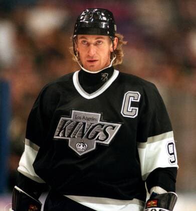 Wayne Gretzky (Los Angeles Kings) nachdenklich - PUBLICATION ONLY FOR GERMAN, SWISS, AUSTRIAN AND HUNGARIAN MEDIA (Icon8000488) Eishockey Herren NHL 1995 1996, Los Angeles Kings, LA, L.A. Einzelbild St. Louis Nachdenklichkeit, EDITORIAL USE ONLY