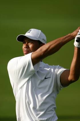 Eldrick Tiger Woods (USA) - PUBLICATION ONLY FOR GERMAN, SWISS, AUSTRIAN AND HUNGARIAN MEDIA (Icon7740010) Golf Herren Mercedes Championships 2005, Golfen, PGA Tour Einzelbild Kapalua, Maui, Hawaii EDITORIAL USE ONLY