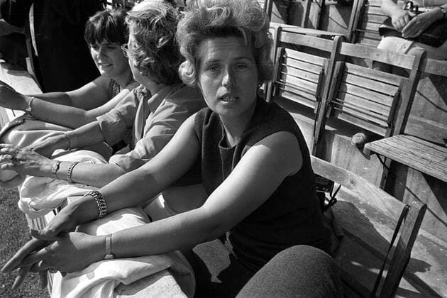 Ilka Seeler, Ehefrau von Uwe Seeler (BR Deutschland) Fußball WM Herren Weltmeisterschaft 1966, Länderspiel, Nationalmannschaft, Nationalteam, Vneg, Vsw Einzelbild Sheffield