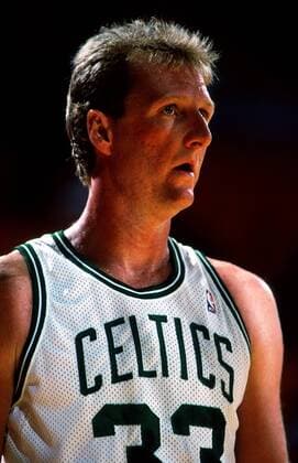 Larry Bird (Boston Celtics) - PUBLICATION ONLY FOR GERMAN, SWISS, AUSTRIAN AND HUNGARIAN MEDIA (Icon5000315) Basketball Herren NBA 1991 1992, Boston Celtics, Vdia Einzelbild EDITORIAL USE ONLY