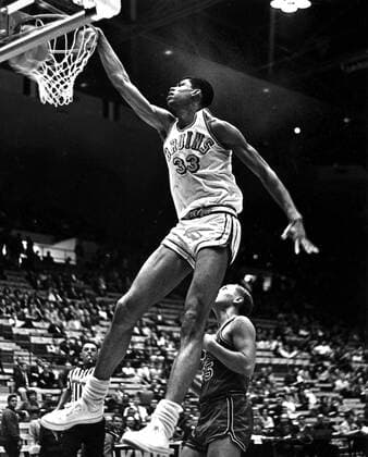 Kareem Abdul Jabbar (Ucla Bruins) - PUBLICATION ONLY FOR GERMAN, SWISS, AUSTRIAN AND HUNGARIAN MEDIA (Icon8001011) Basketball Herren NCAA 1966 67, College, Collegebasketball, University of California Los Angeles, LA, L.A., Vneg, Vsw Gruppe EDITORIAL USE ONLY