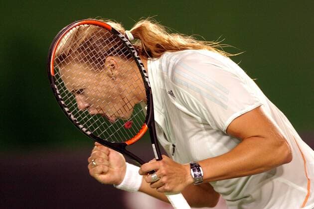 Alicia Molik (Australien) schreit ihren Jubel nach dem Viertelfinaleinzug heraus Tennis Damen Australian Open 2005, WTA Tour, Grand Slam, Einzelbild Melbourne Begeisterung, Freude,
