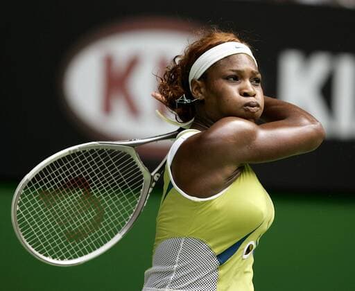 Serena Williams (USA) Tennis Damen Australian Open 2005, WTA Tour, Grand Slam, Vdig Einzelbild Melbourne