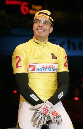Jens Fiedler (Deutschland) Radsport Herren Berliner 6 Tage Rennen 2005, Sechstagerennen, Sechstage, Sechs, Sixdays, six days, Vdig Einzelbild Berlin