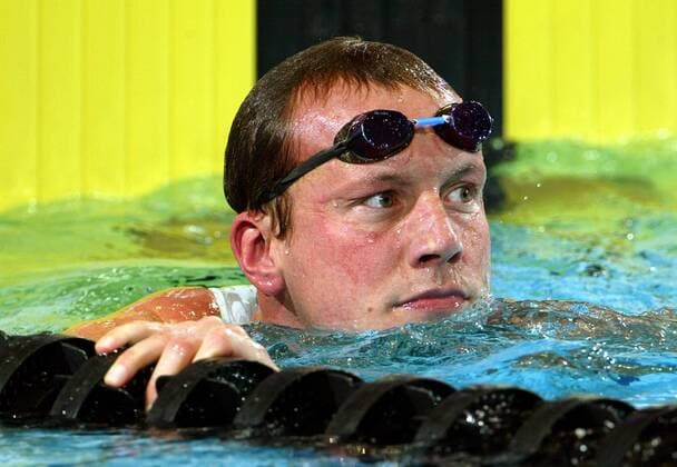 Lars Conrad (Deutschland) Schwimmen Herren Weltcup 2004 2005, Welt-Cup, Worldcup, World, WC, Schwimmsport, Kurzbahn, Vdig, Einzelbild Berlin