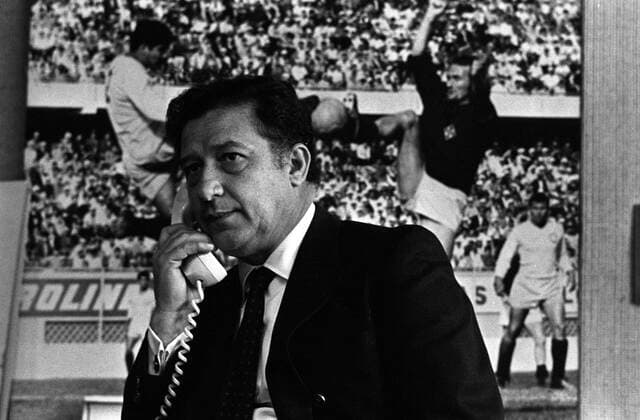 Guillermo Canedo - Präsident des mexikanischen Fußballverbandes FeMexFut Fußball WM Herren Vorschau Weltmeisterschaft 1970, Shooting, Fotoshooting, Fototermin, Einzelbild