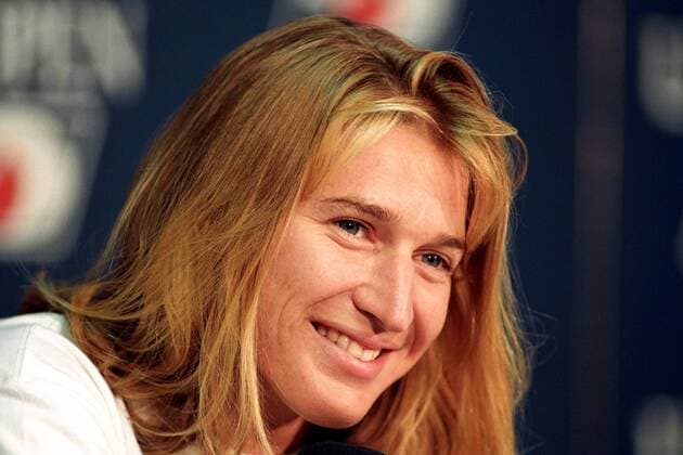 Steffi Graf (Deutschland) Tennis Damen US Open 1995, Grand Slam, WTA Tour, Porträt Flushing Meadow, Meadows New York Freude,