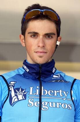 Alberto Contador (Spanien Liberty Seguros) Radsport Herren Paris - Nizza 2004, Straßenradsport, Straße, Rad, Porträt 1. Etappe: Le Puy en Velay - Rasteau