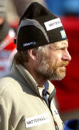 Langlauflegende Thomas Wassberg (Schweden) verfolgt die 4x10km Staffel in Oberstdorf Nordischer Skilauf WM Herren Nordische Ski Weltmeisterschaft 2005, Nordisch, Nordischer Skisport, Skilanglauf, Langlauf, Porträt Oberstdorf