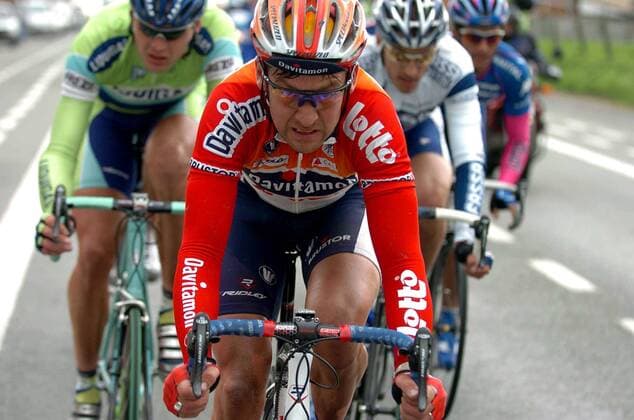 Nico Mattan (Belgien Davitamon Lotto) -  Radsport Herren Gent - Wevelgem 2005, ProTour, Straßenradsport, Straße, Rad, Vdig Einzelbild