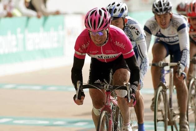 Steffen Wesemann (Deutschland T Mobile) Radsport Herren Paris - Roubaix 2005, ProTour, Straßenradsport, Straße, Rad Einzelbild Paris - Roubaix