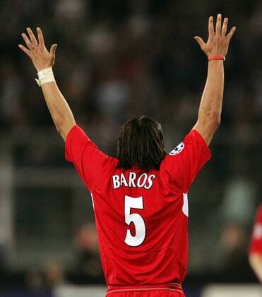 Milan Baros (Liverpool) macht auf sich aufmerksam Fußball EC 1 Herren Champions League 2004 2005, FC Liverpool, Viertelfinale Einzelbild Turin
