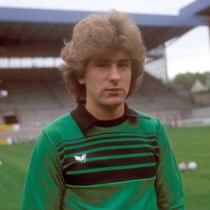 Torwart Eike Immel (BVB) Fußball 1. BL Herren Saison 1978 1979, Borussia Dortmund, Vorstellung, Präsentation, Pressetermin, Mfdia Porträt Dortmund