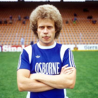 Michael Eggert (Bochum) Fußball 1. BL Herren Saison 1978 1979, VfL Bochum, Vorstellung, Präsentation, Pressetermin, Porträttermin, Mfdia Porträt Bochum