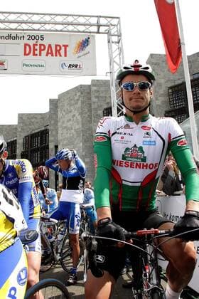 Rene Obst (Deutschland Wiesenhof) Radsport Herren 40. Internationale Rheinland Pfalz Rad Rundfahrt 2005, Rheinlandpfalzrundfahrt, Straßenradsport Einzelbild Straße 3. Etappe Mainz - Worms