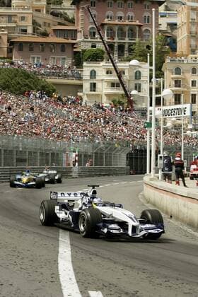 Nick Heidfeld (Deutschland BMW Williams) Motorsport Grand Prix Herren Großer Preis von Monaco 2005, Formel 1 Weltmeisterschaft, F1, F, GP, WM, Vdig Totale Circuit de Monaco Monte Carlo
