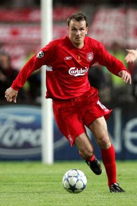 Dietmar Hamann (Liverpool) am Ball Fußball EC 1 Herren Champions League 2004 2005, FC Liverpool, Finale, Endspiel, Vdig Einzelbild Istanbul Dynamik,