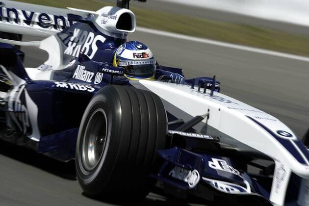 Nick Heidfeld (Deutschland BMW Williams) in seinem Boliden Motorsport Grand Prix Herren Großer Preis von Europa 2005, Formel 1 Weltmeisterschaft, F1, F, GP, WM, Qualifying Einzelbild Nürburgring Nürburg