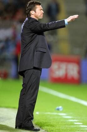Nationaltrainer Lothar Matthäus (Ungarn) gibt Anweisungen Fußball Länderspiel Herren Länderspiel 2005, Freundschaftsspiel, Test, Testspiel, Nationalmannschaft, Nationalteam, Vdig Einzelbild pan9612 Metz  