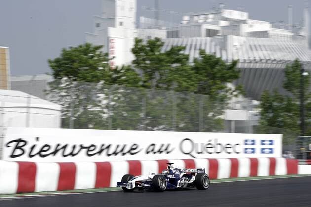 Nick Heidfeld (Deutschland BMW Williams) in seinem Boliden Motorsport Grand Prix Herren Großer Preis von Kanada 2005, Formel 1 Weltmeisterschaft, F1, F, GP, WM Totale Montreal