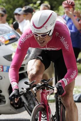 Jan Ullrich (Deutschland T Mobile) -  Radsport Herren Tour de Suisse 2005, Straßenradsport, Straße, Rad, ProTour, Zeitfahren, Einzelzeitfahren Einzelbild 2. Etappe: Weinfelden