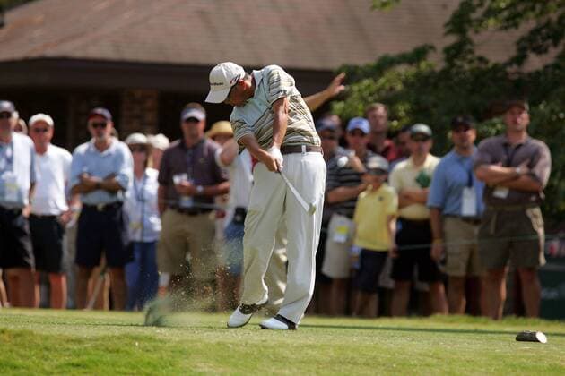 Toru Taniguchi (Japan) - (Icon914252) Golf Herren US Open 2005, PGA Tour, Golfen Einzelbild Pinehurst North Carolina Dynamik EDITORIAL USE ONLY