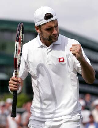 Nicolas Kiefer (Deutschland) ballt die Faust Tennis Herren All England Championships 2005, Grand Slam, ATP Tour, Einzelbild Wimbledon London Freude,
