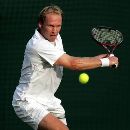 Rainer Schüttler (Deutschland) - Rückhand Tennis Herren All England Championships 2005, Grand Slam, ATP Tour Einzelbild Wimbledon London