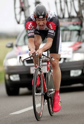 Jens Voigt (Deutschland CSC) Radsport Herren Tour de France 2005, ProTour, Straßenradsport, Straße, Rad, Zeitfahren, Einzelzeitfahren Einzelbild 1. Etappe: Fromentine - Ile de Noimoutier
