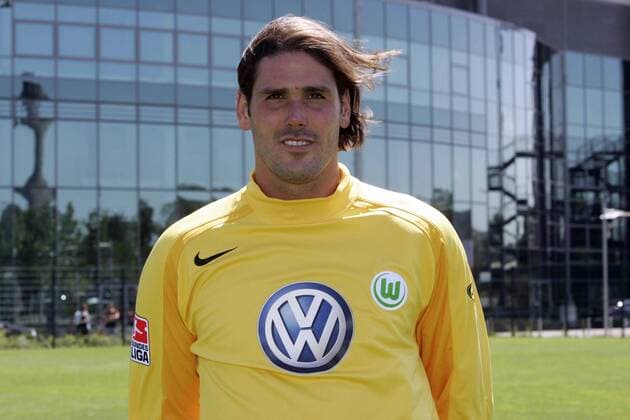 Torwart Simon Jentzsch (VfL Wolfsburg) Fußball 1. BL Herren Saison 2005 2006, VfL Wolfsburg, Vorstellung, Präsentation, Pressetermin, Porträttermin, Vdig, Porträt Wolfsburg