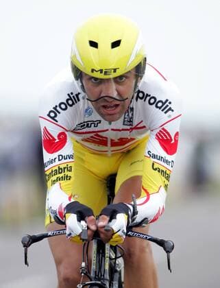 Juan Manuel Garate (Spanien Saunier Duval Prodir) Radsport Herren Tour de France 2005, Straßenradsport, Straße, Rad, Einzelzeitfahren, Zeitfahren Einzelbild 1. Etappe: Fromentine - Ile de Noirmoutier
