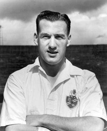 Nathaniel Lofthouse (Bolton Wanderers) -  Fußball Herren English First Division 1953 1954, 1. Englische Liga, Vneg, Vsw Porträt Bolton