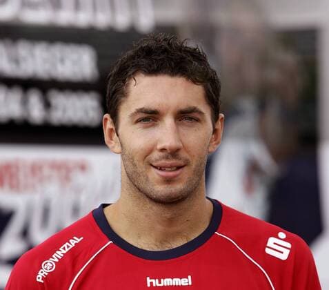 Blazenko Lackovic (SG Flensburg Handewitt) Handball 1. BL Herren Saison 2005 2006, Vorstellung, Präsentation, Pressetermin, Porträttermin Porträt Flensburg